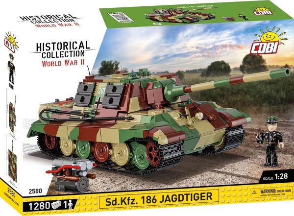 COB2580 - Carro armato SD.KFZ. 186 JAGDTIGER - 1280 pz. - 1