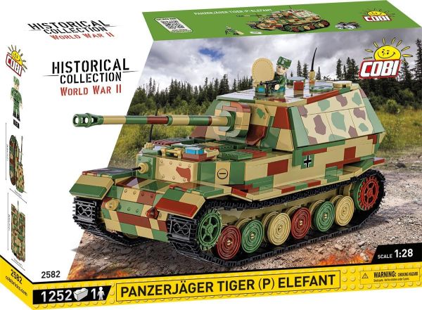 COB2582 - Carro armato PANZERJAGER Tiger P Elefant - 1252 pezzi - 1