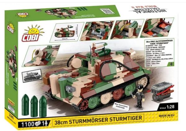 COB2585 - Pistola 38cm Sturmmorser Sturmtiger - 1100 pezzi - 1