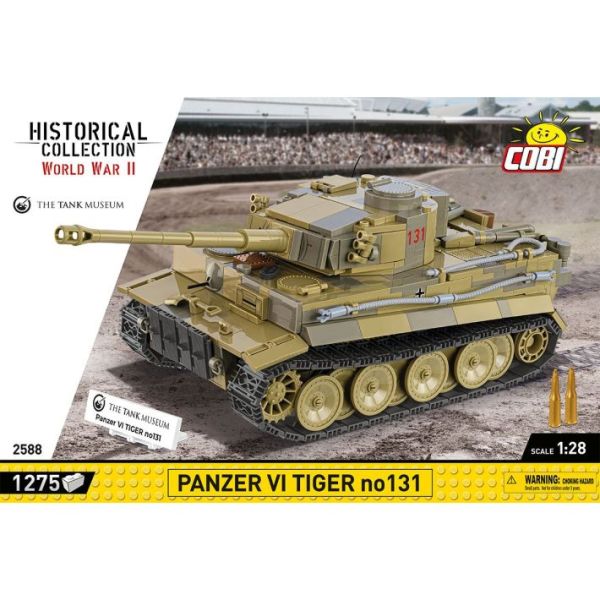 COB2588 - Carro armato PANZER VI Tiger No.131 - 1275 pezzi - 1