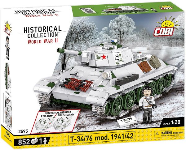 COB2595 - Carro armato T-34/76 mod. 1941/42 - 852 pezzi - 1