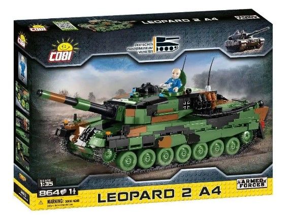 COB2618 - Carro armato tedesco Leopard 2 A4 - 864 pezzi - 1