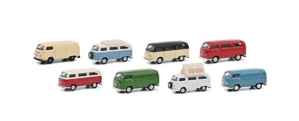 SCH26685 - VOLKSWAGEN T2A bu camper van set di 8 pezzi - 1