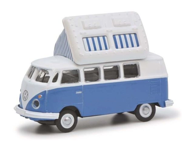 SCH26711 - VOLKSWAGEN T1c camper blu e bianco - 1