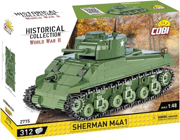 COB2715 - Carro armato SHERMAN M4A1 - 312 pezzi - 1