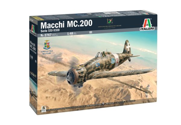 ITA2767 - MACCHI MC.200 Saetta XXL-Velivolo militare della seconda guerra mondiale da assemblare e verniciare - 1