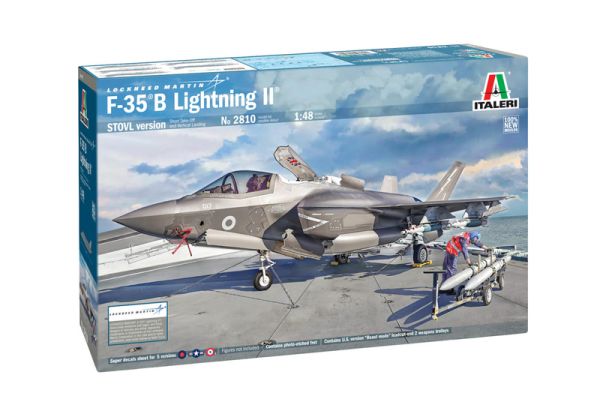 ITA2810 - Aereo da combattimento F-35B Lightning II da assemblare e dipingere - 1