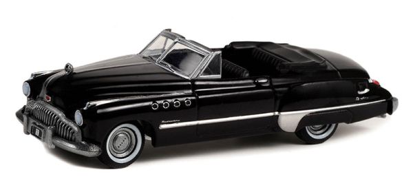 GREEN28110-A - BUICK roadmaster Convertible 1949 nero della serie BLACK BANDIT in blister - 1