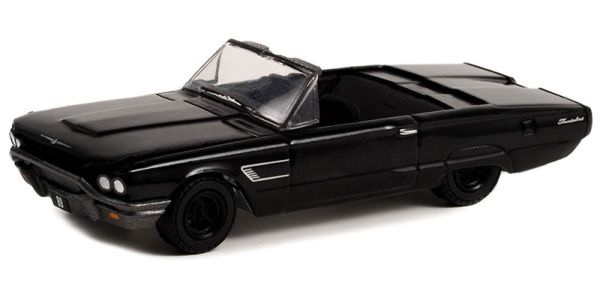 GREEN28110-B - FORD Thunderbird cabrio 1965 nero della serie BLACK BANDIT in blister - 1