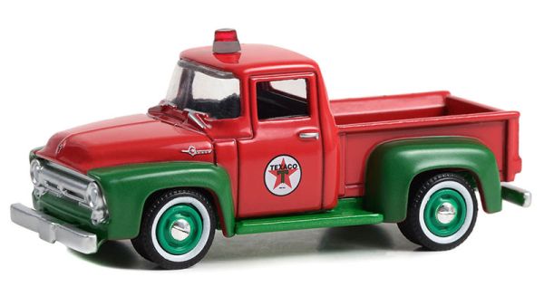 GREEN28120-A - FORD F-100 Pick-up rosso e verde 1954 TEXACO 120 anni in blister - 1