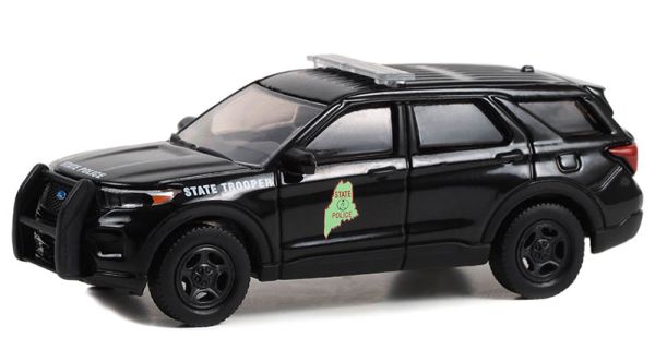 GREEN28120-E - FORD Police Interceptor Utility 2021 100° Anniversario Polizia di Stato del Maine - 1