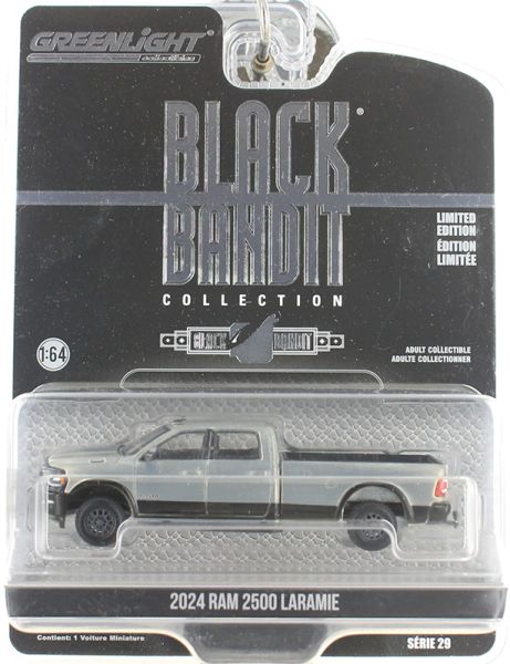 GREEN28150-F-GRIS - RAM 2500 Laramie 2024 grigio della serie BLACK BANDIT in blister - 1