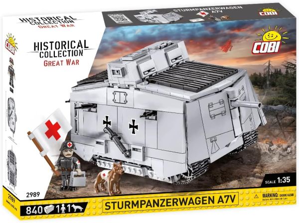 COB2989 - Carro armato STURMPANZERWAGEN A7V - 840 pz. - 1