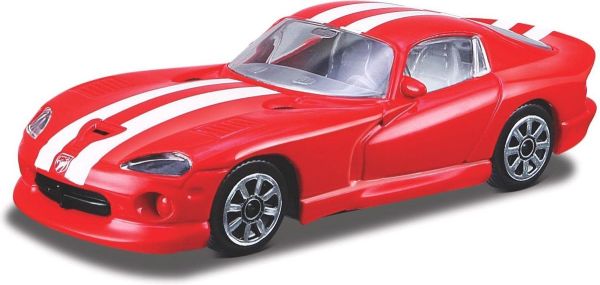 BUR30029 - DODGE Viper GTS Coupé rosso con strisce bianche - 1