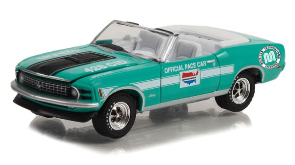 GREEN30364 - FORD Mustang mach 1 428 cobra jet della serie MICHIGAN INTERNATIONAL SPEEDWAY in blister - 1