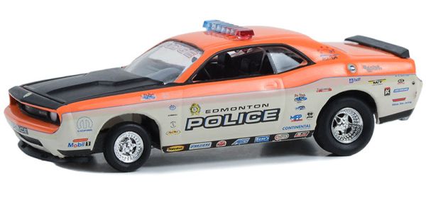 GREEN30369 - DODGE Challenger R/T della polizia di Edmonton del 2008 in blister della serie Blueline Racing - 1