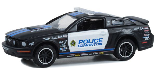 GREEN30370 - 2009 FORD Mustang GT Polizia di Edmonton Blueline Racing in blister - 1