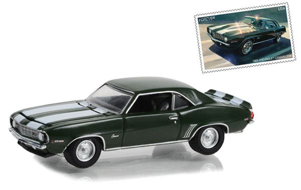 GREEN30372 - 1969 CHEVROLET Camaro Z28 dalla serie UNITED STATES POSTAL SERVICE in blister - 1