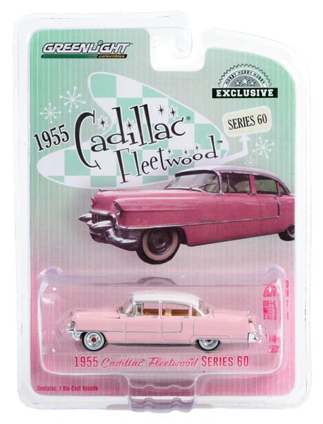 GREEN30396 - CADILLAC Fleetwood Séries 60 1955 rosa in blister - 1