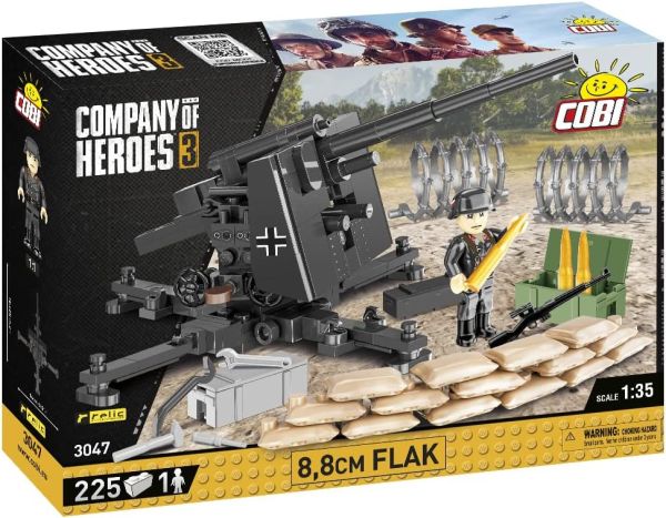 COB3047 - Cannone FLAK da 8,8 cm - 225 pezzi - 1