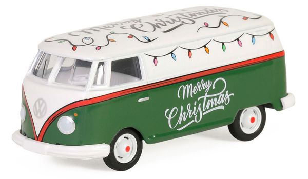 GREEN30484 - VOLKSWAGEN Type 2 Panel Van Noël 2024 della serie MERRY CHRISTMAS in blister - 1