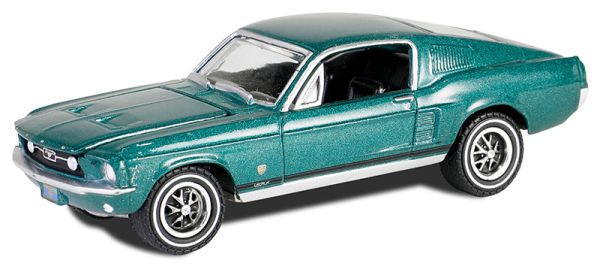 GREEN30505 - 1967 FORD Mustang GT Fastback verde HIGH COUTRY SPECIAL in blister - 1