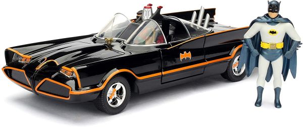 JAD30873 - Kit classico BATMOBILE con BATMAN E ROBIN 1966 - 1