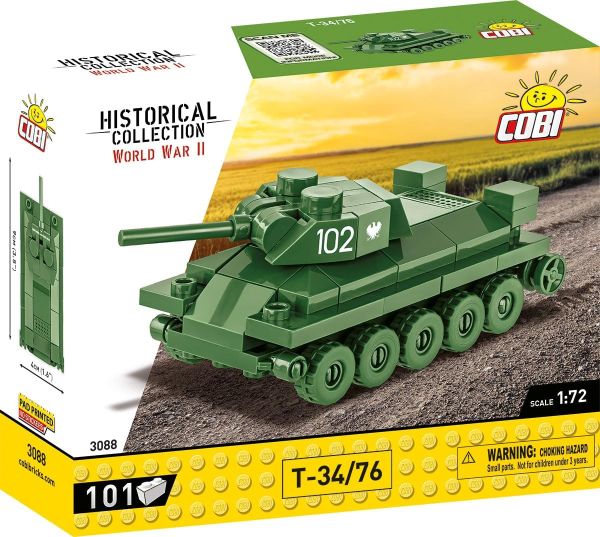 COB3088 - Carro armato T-34/76 - 101 pezzi - 1