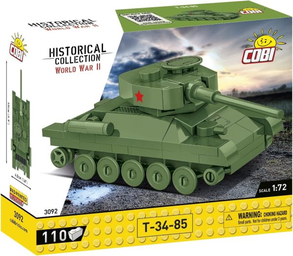 COB3092 - Carro armato T-34/85 - 110 pezzi - 1