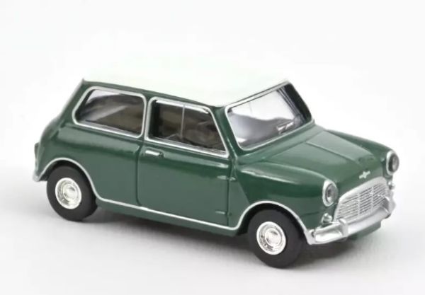 NOREV310523 - 1964 MINI COOPER S Verde mandorla con tetto bianco - 1