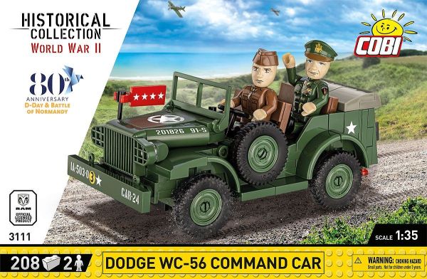 COB3111 - DODGE WC-56 Command Car - 80° Anniversario - 208 pezzi - 1