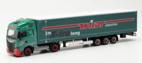 HER314947 - IVECO S-Way LNG 4x2 con rimorchio telonato 3 assi WILDT - 1