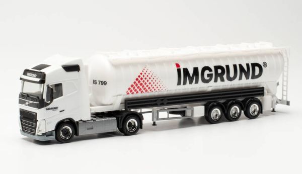 HER314961 - VOLVO FH 4X2 con rimorchio a 3 assi per silo aspirante IMGRUND - 1