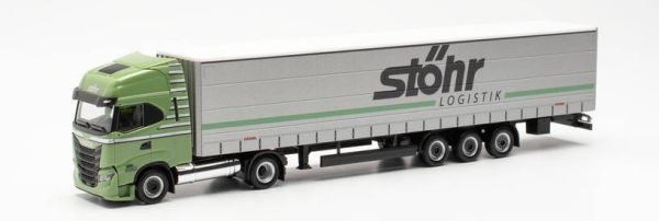 HER315227 - IVECO S-WAY LNG 4x2 semirimorchio 3 assi coperto 15M STOHR - 1