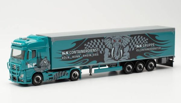 HER315241 - Semirimorchio MERCEDES ACTROS BIGSPACE 4X2 a 3 assi KS CONTAINERDIENST - 1