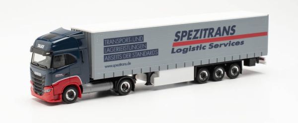 HER315258 - Semirimorchio IVECO S-WAY LNG 4x2 3 assi coperto SPEZITRANS - 1