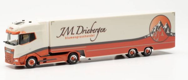 HER315296 - DAF XG+ 4x2 con rimorchio refrigerato 3 assi J.M. DRIEBERGEN - 1