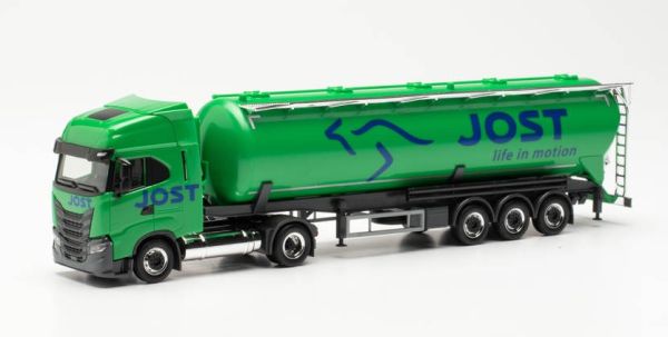 HER315609 - IVECO S-WAY LNG 4x2 semirimorchio silo 3 assi JOST GROUP - 1