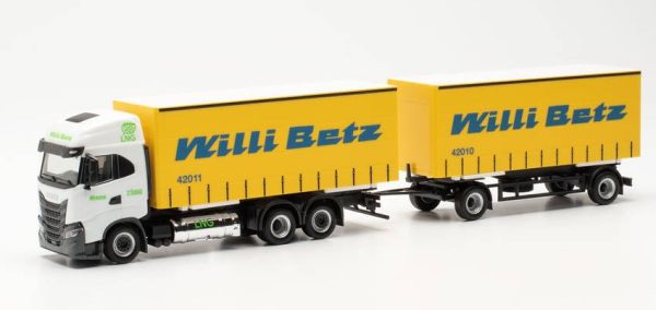 HER315913 - IVECO S-WAY LNG 6x4 con rimorchio a 2 assi WILLI BETZ - 1