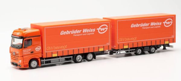 HER316149 - MERCEDES Actros Bigspace 6x2 con rimorchio a 2 assi GEBRUDER WEISS - 1