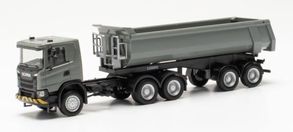 HER316248 - SCANIA CG 17 6x6 con cassone ribaltabile 2 Assi grigio - 1