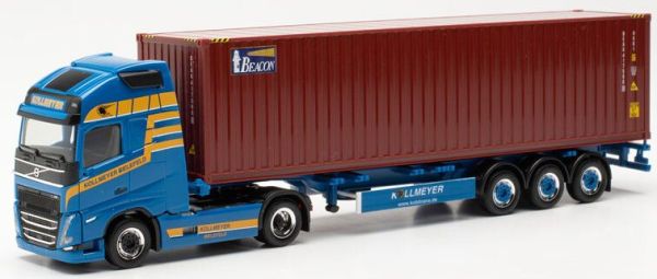 HER316279 - VOLVO 4x2 FH Gl con container a 3 assi KOLLMEYER/BEACON blu - 1