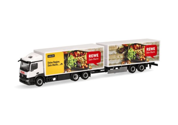 HER316378 - MERCEDES-BENZ Classicspace 2.3 6x2 con rimorchio frigorifero a 2 assi REWE - 1