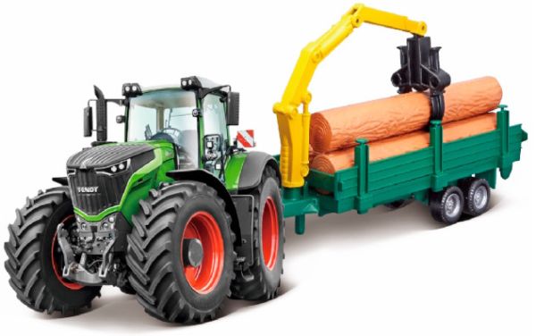 BUR31651 - FENDT 1050 Vario con rimorchio forestale - 1