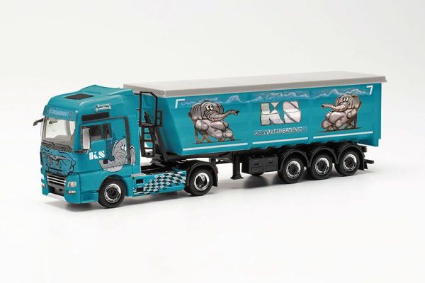 HER316538 - MAN TGX XXL E6C 4x2 con cassone ribaltabile a 3 assi KS Containerdienst - 1