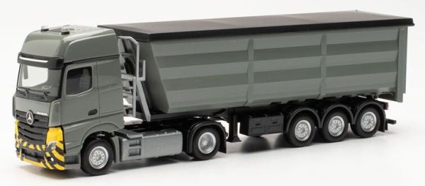 HER316545 - MERCEDES BENZ 4x2 Actros con cassone grigio - 1