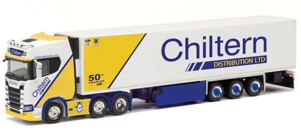 HER316712 - SCANIA CS 20 HD 6x2 con rimorchio frigorifero a 3 assi CHILTERN - 1