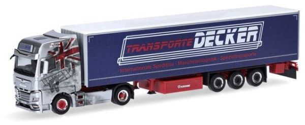 HER317313 - MAN TGX GX 4x2 con rimorchio trainato a 3 assi DECKER DUREN - 1