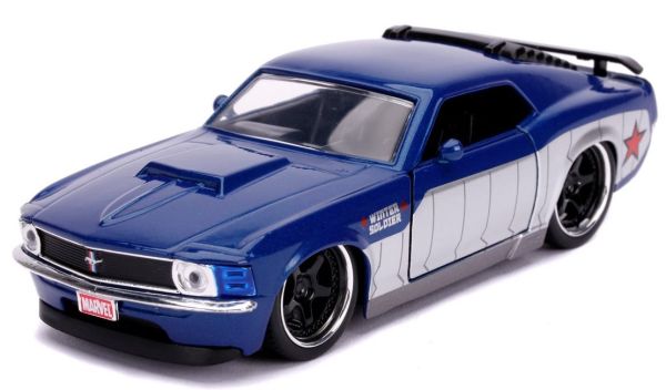 JAD31745 - FORD Mustang BOSS 429 Blu 1970 MARVEL Avengers - 1