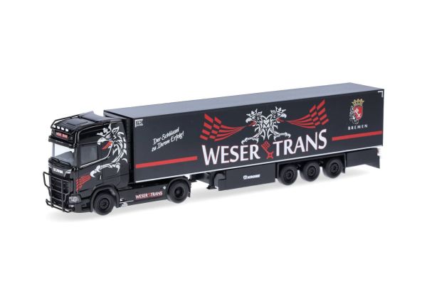 HER317665 - SCANIA CS 20 HD 4x2 con rimorchio a 3 assi WESER-TRANS BREMEN - 1